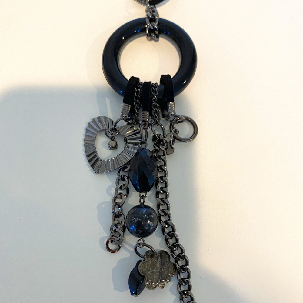 Black Charm Necklace
